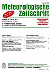 METEOROLOGISCHE ZEITSCHRIFT雜志封面